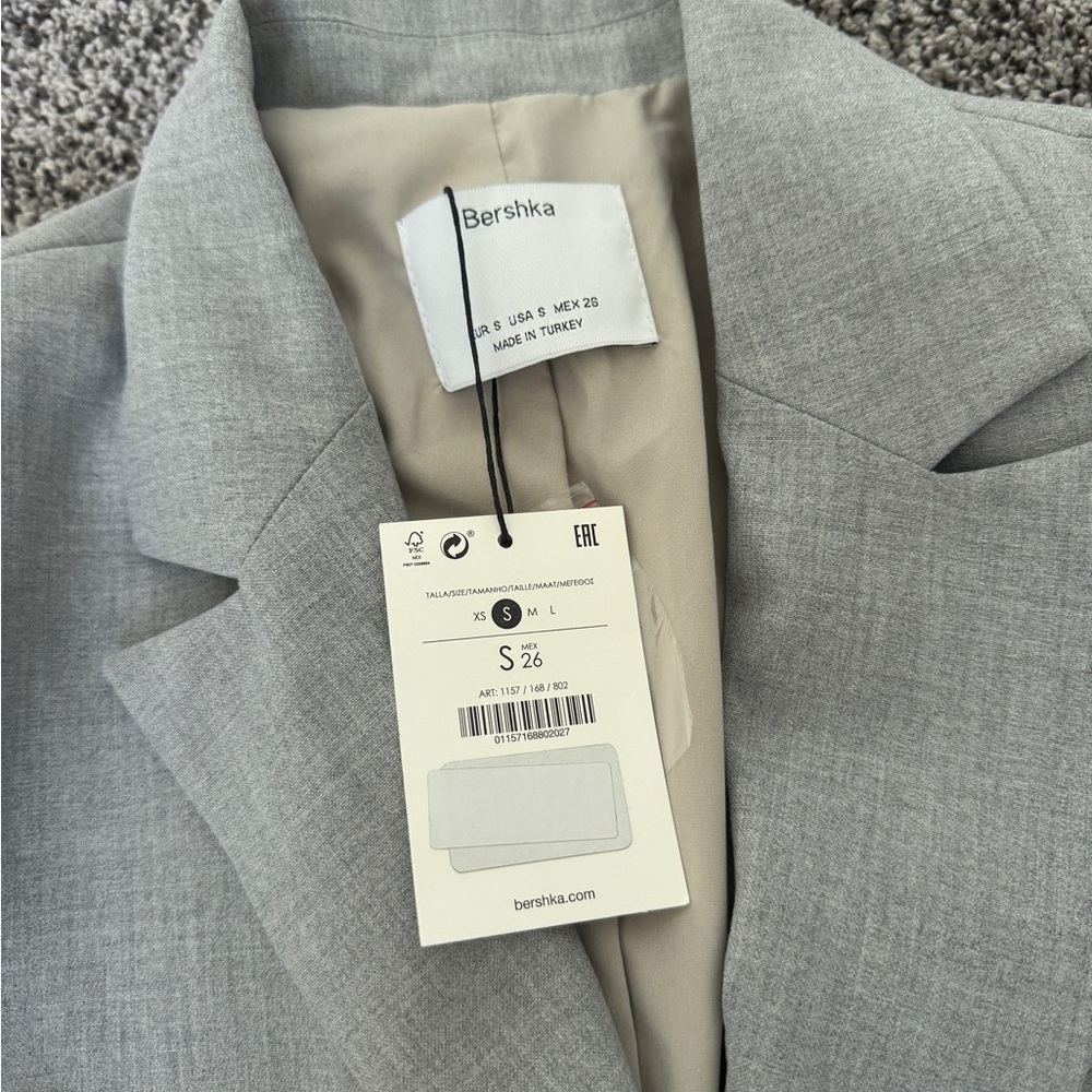 Bershka Gray Blazer
